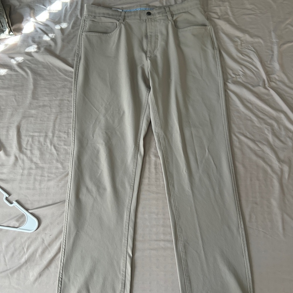 Beige Straight-Leg Pants men’s FootJoy golf